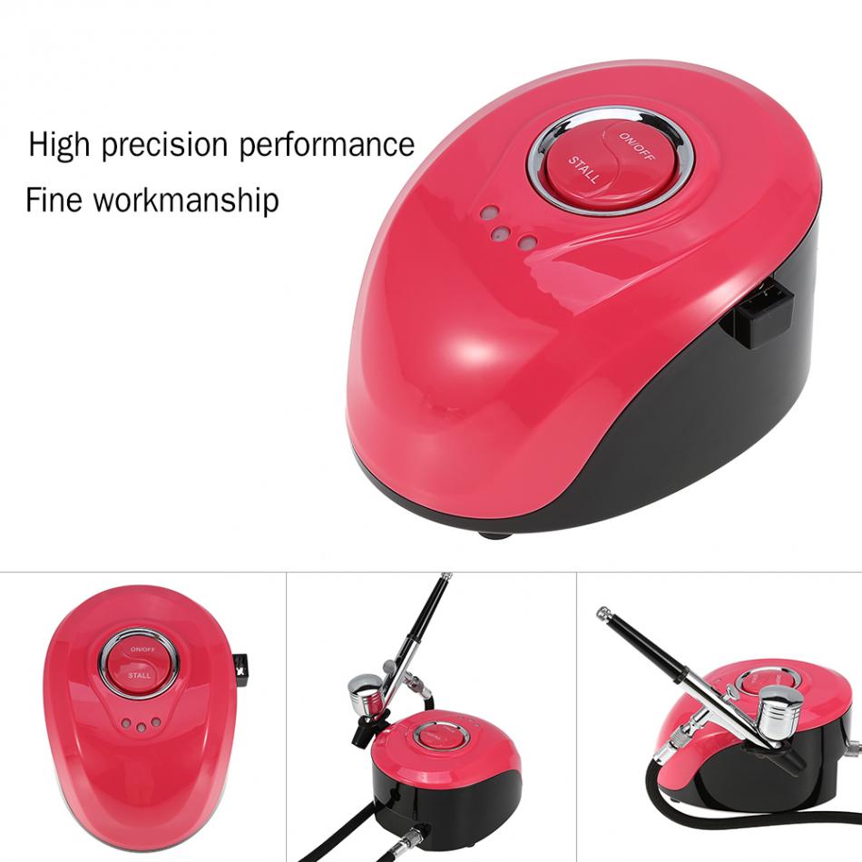 Air-Compressor-Kit-Tattoo-Body-Art-Schilderen-Mini-Spray-Make-Gun-Kit-Nail-Verf-Tattoo-Tool