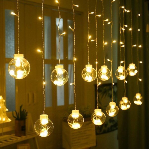 New-LED-Wishing-Ball-Curtain-String-Lights-Garland-Fairy-Christmas-Lights-Decor-for-Home-Bedroom-Living