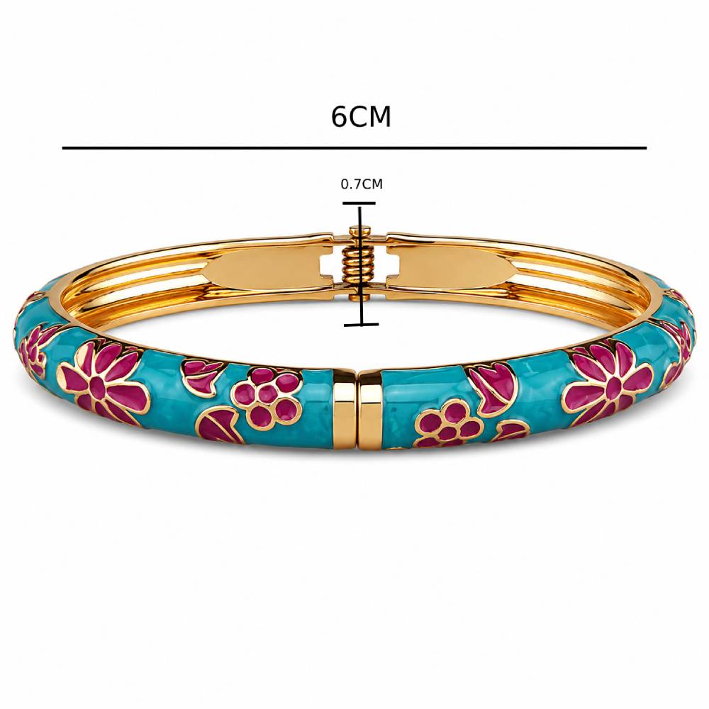blue-enamel-floral-bangle-bracelet-dimensions