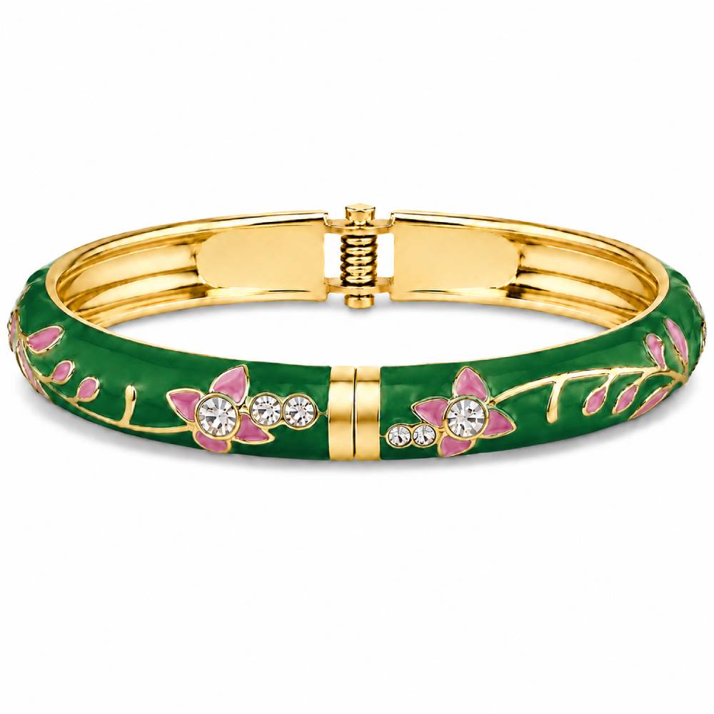 gold-bangle-green-pink-strass-main
