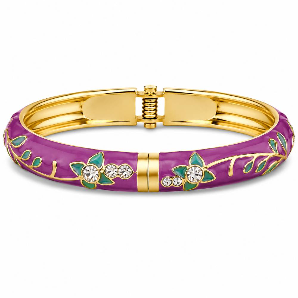 gold-bangle-purple-green-strass-main