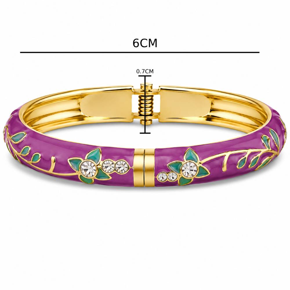 gold-bangle-purple-green-strass-size