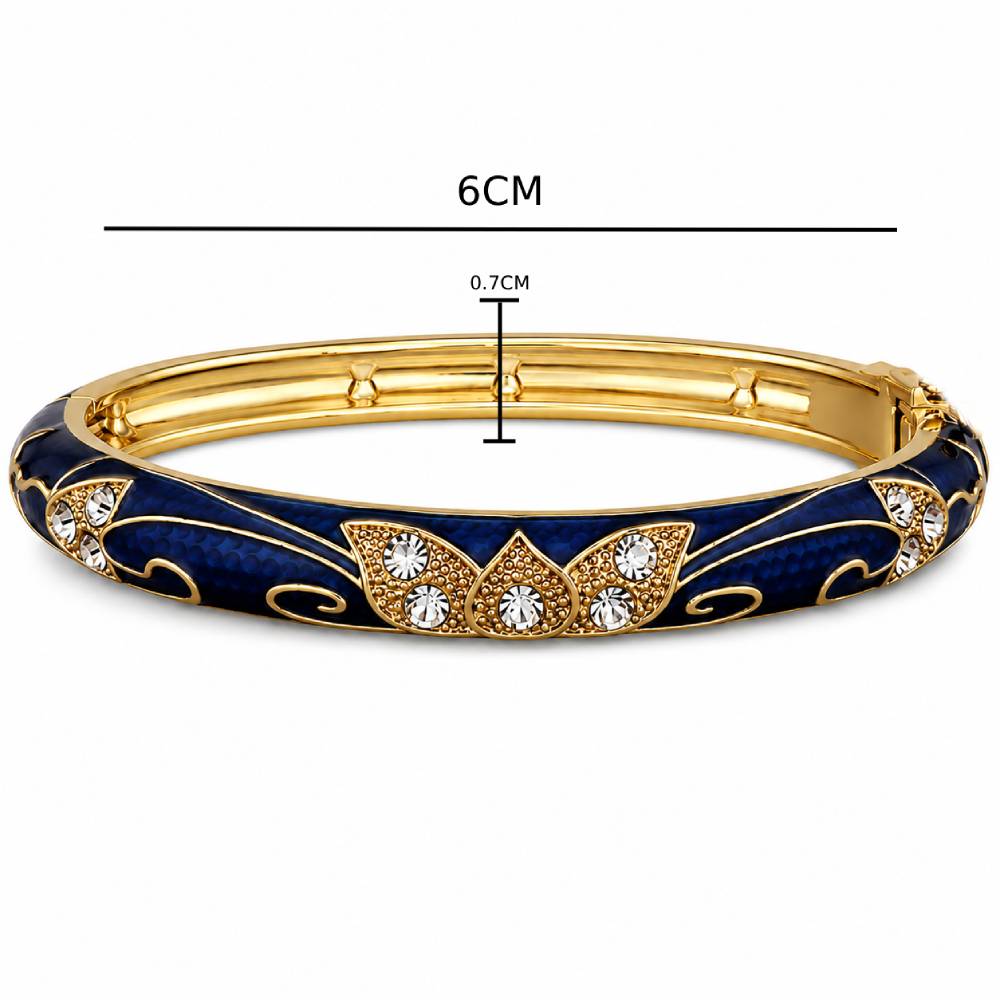gold-enamel-petal-bangle-blue-rhinestones-dimensions