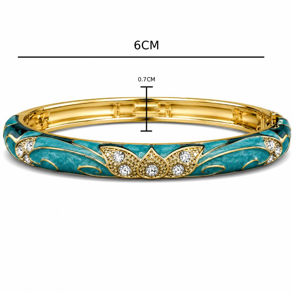 gold-enamel-petal-bangle-turquoise-rhinestones-dimensions