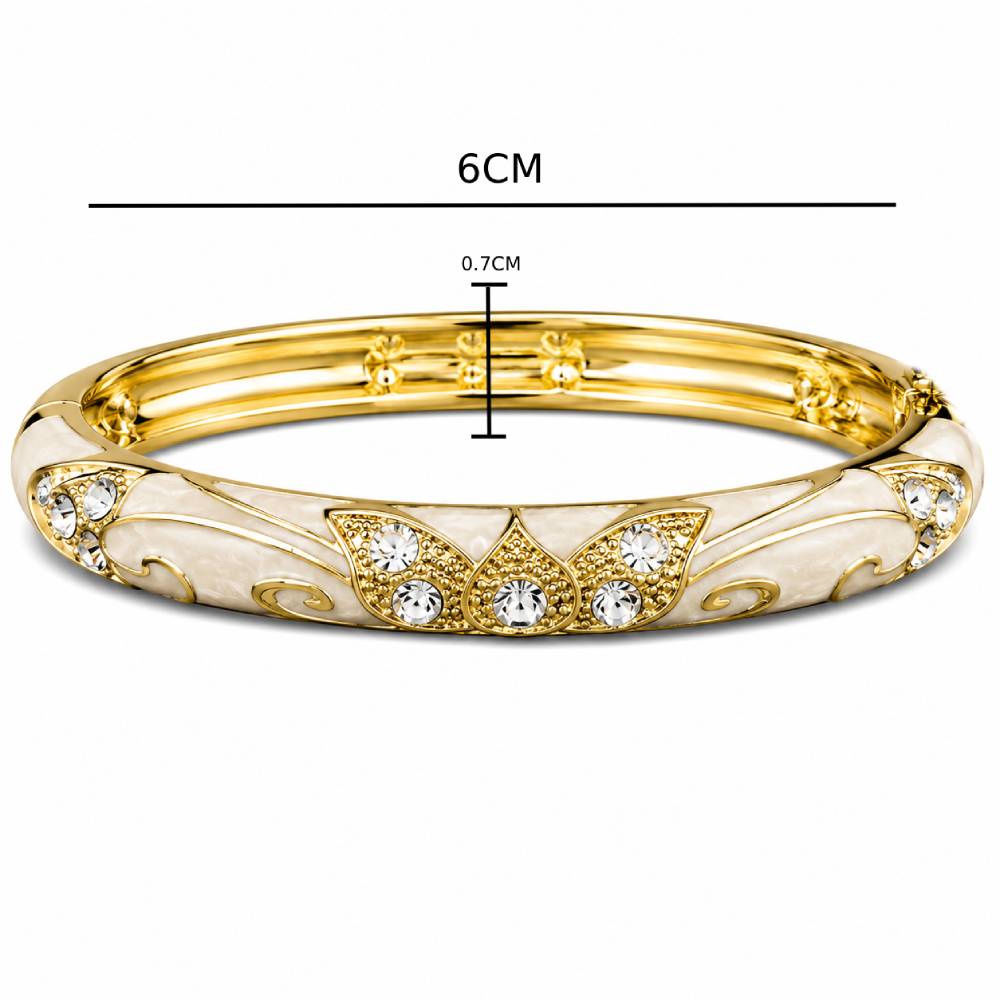 gold-enamel-petal-bangle-white-rhinestones-dimensions