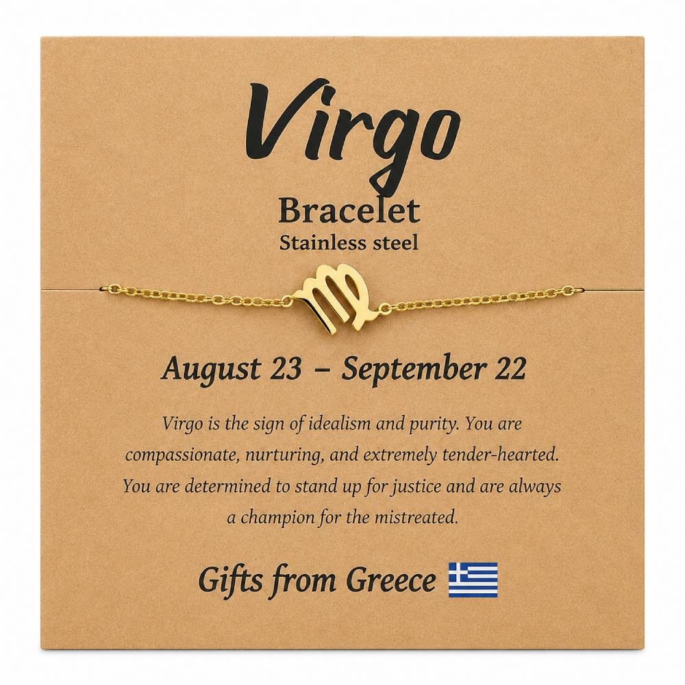 gold-stainless-steel-virgo-zodiac-bracelet-detail