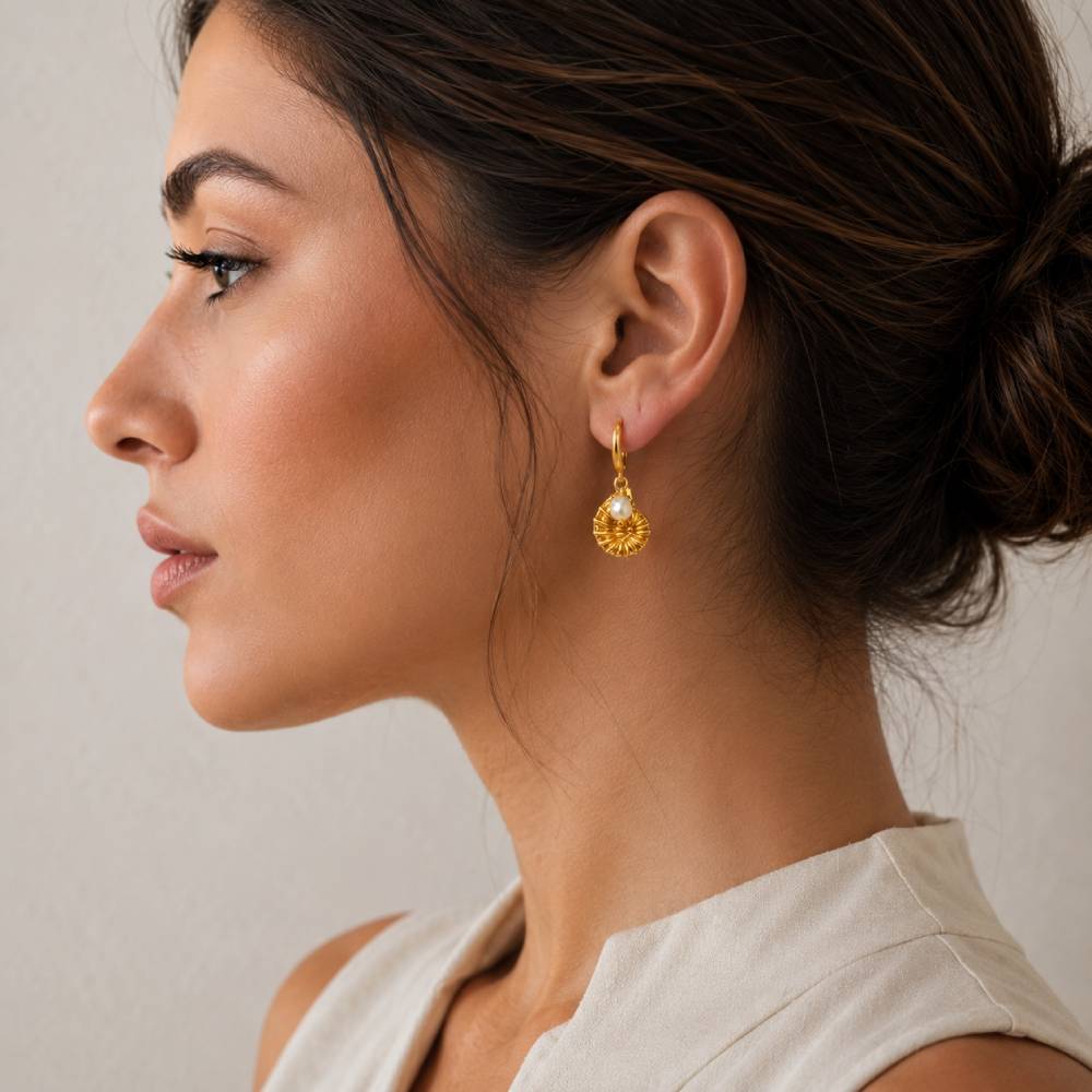 gold-steel-shell-pearl-model