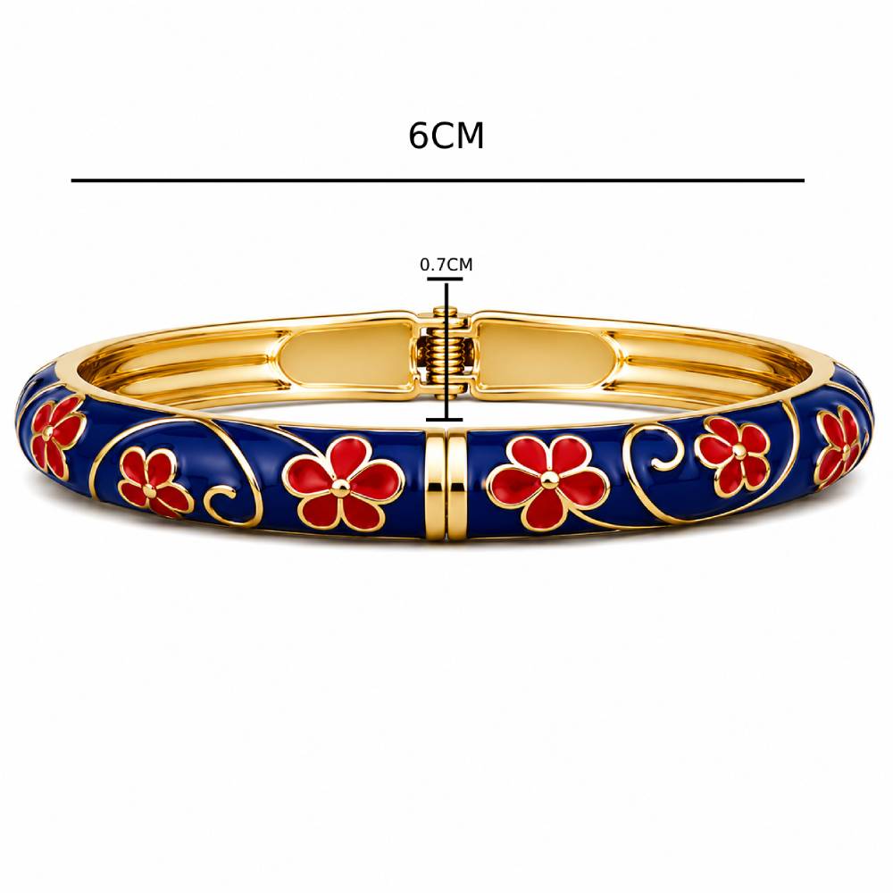 gold-tone-enamel-floral-bangle-bracelet-blue-red-dimensions