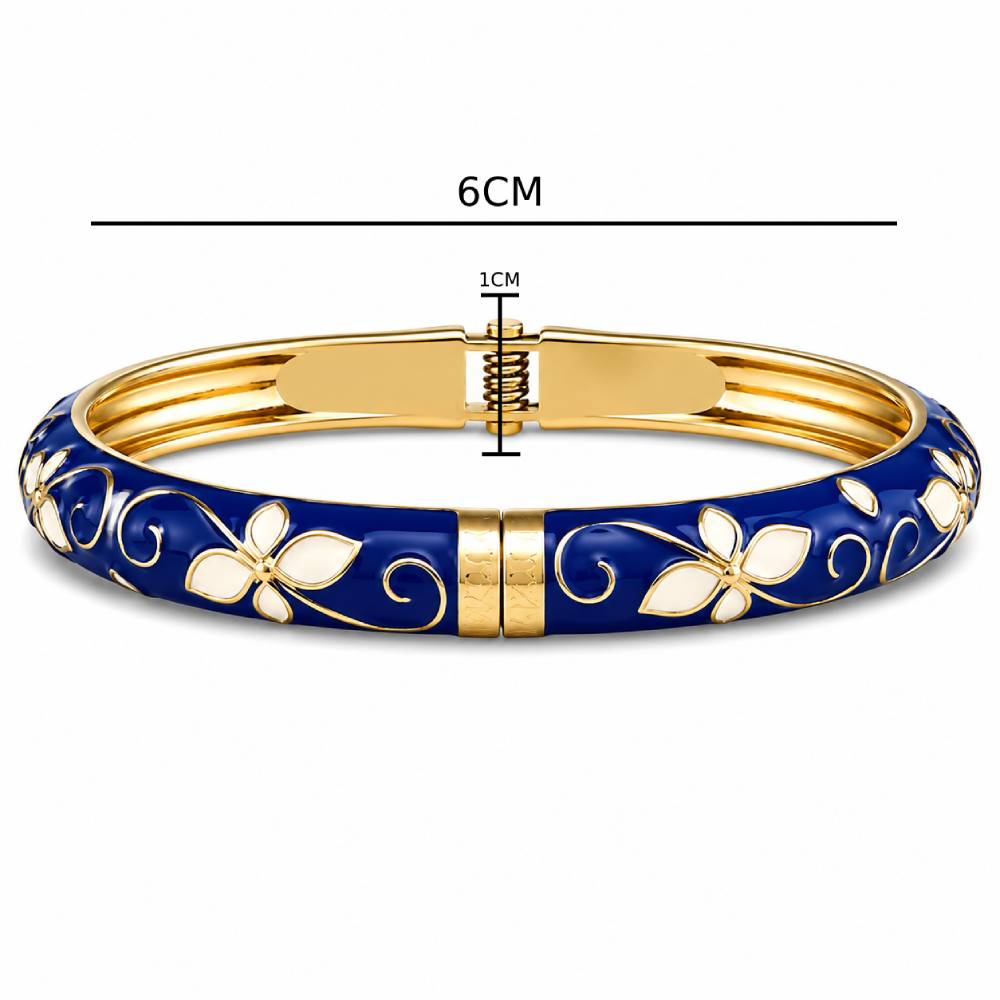 gold-tone-enamel-petal-bangle-white-blue-size