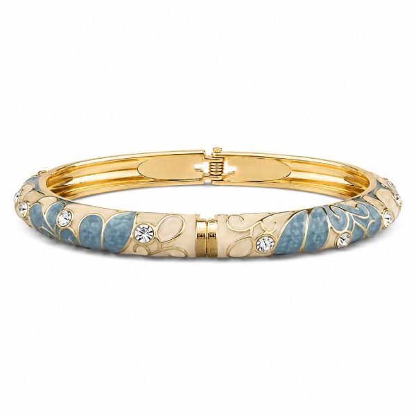 light-blue-ivory-enamel-bangle-rhinestones