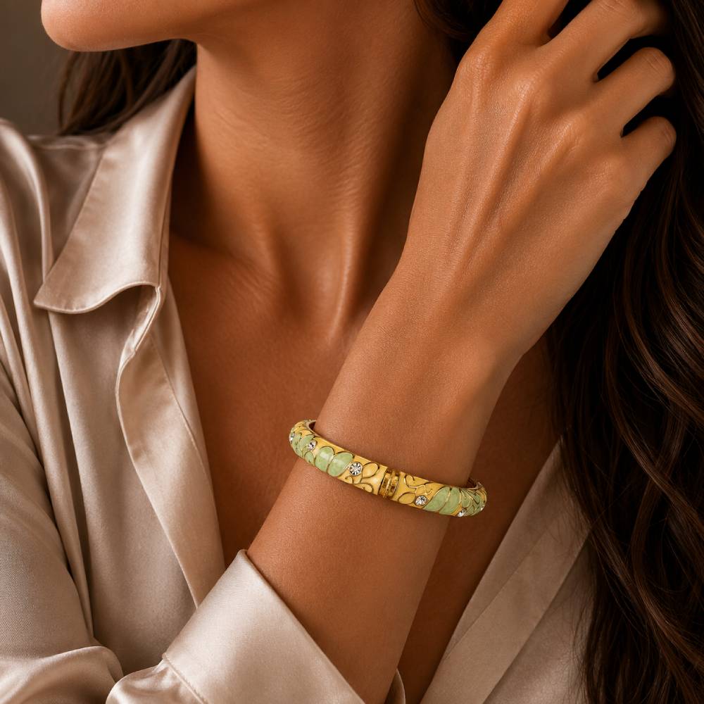 light-green-enamel-bangle-model