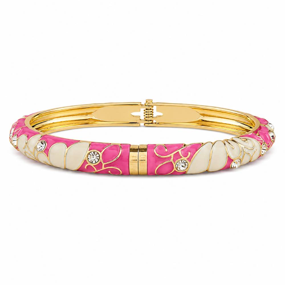 pink-white-enamel-bangle-rhinestones