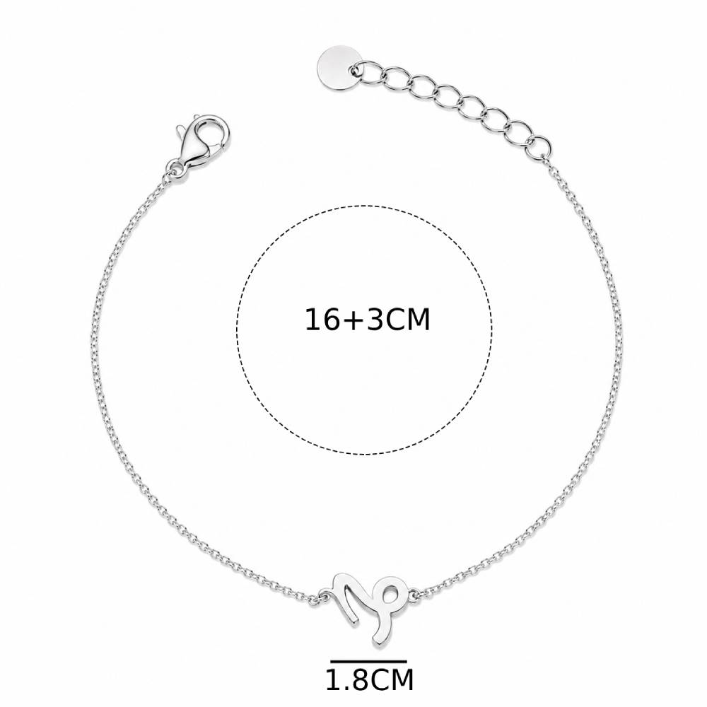 silver-stainless-steel-capricorn-bracelet-size