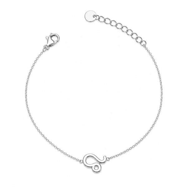 silver-stainless-steel-leo-zodiac-bracelet