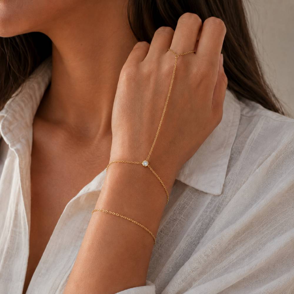 gold-double-hand-chain-zircon-model