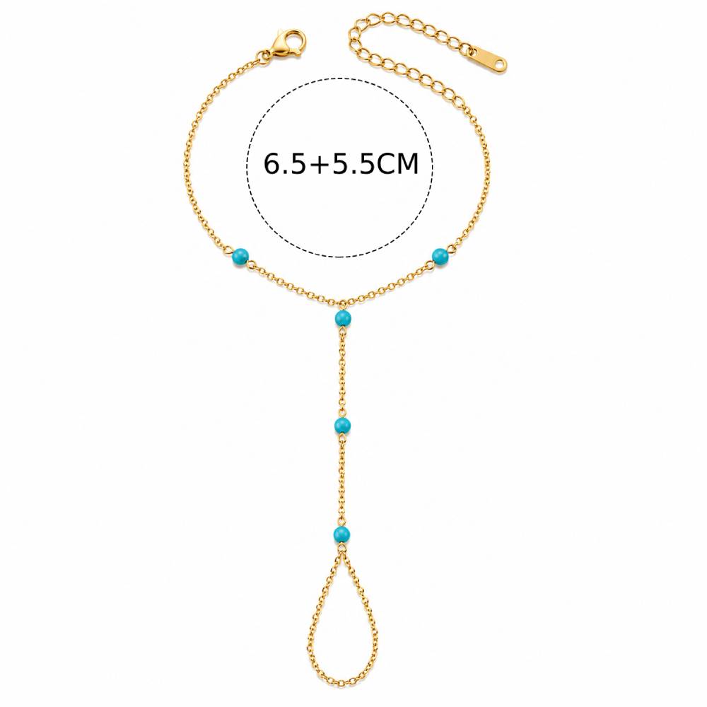 gold-hand-chain-turquoise-beads-size